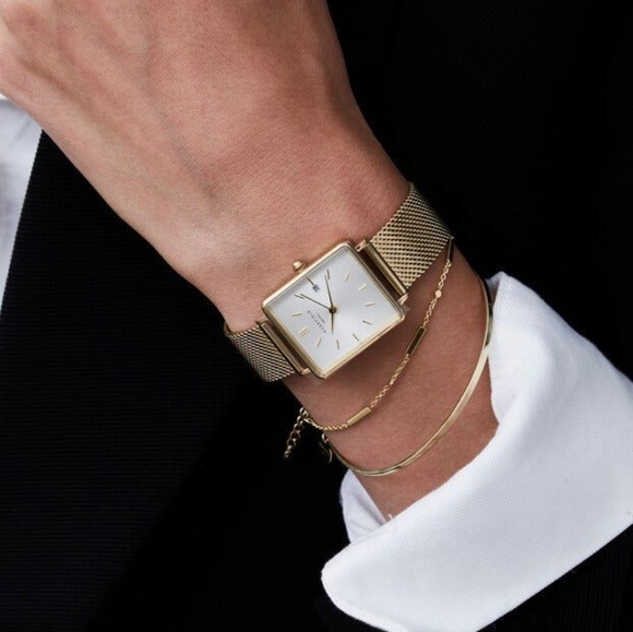 Mixed Metal Woman's Watch - Picture 4 of 5